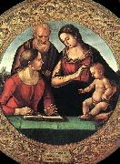 Madonna and Child with St Joseph and Another Saint Luca Signorelli